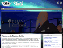 Tablet Screenshot of fightinggriffin.com
